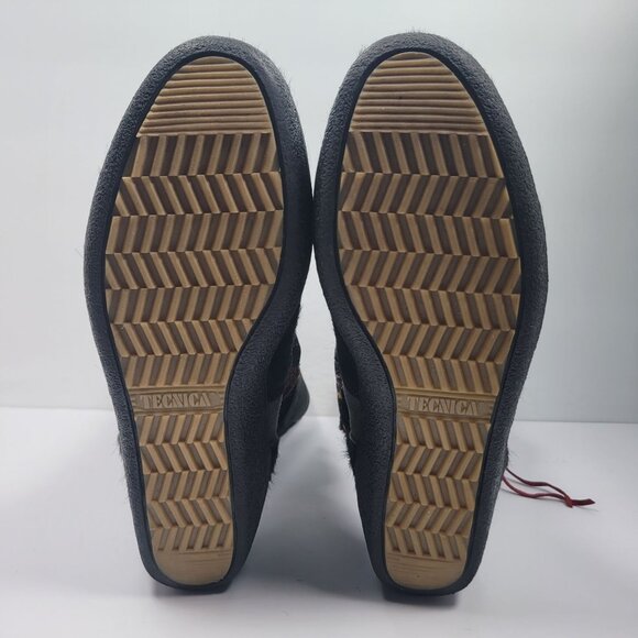 Tecnica Women's Black Fur Boot US Size 11 EU 43 Made in Italy - Picture 9 of 11